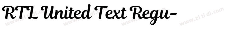 RTL United Text Regu字体转换
